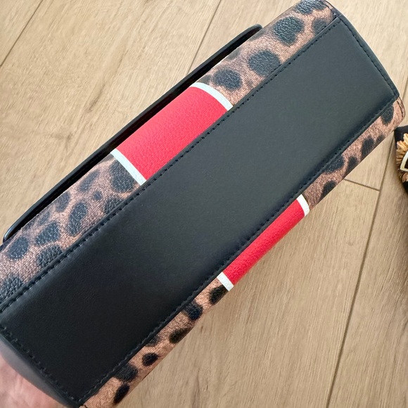 Dolce & Gabbana Graffiti Leopard Print Small Sicily Top Handle Bag - Picture 7 of 7